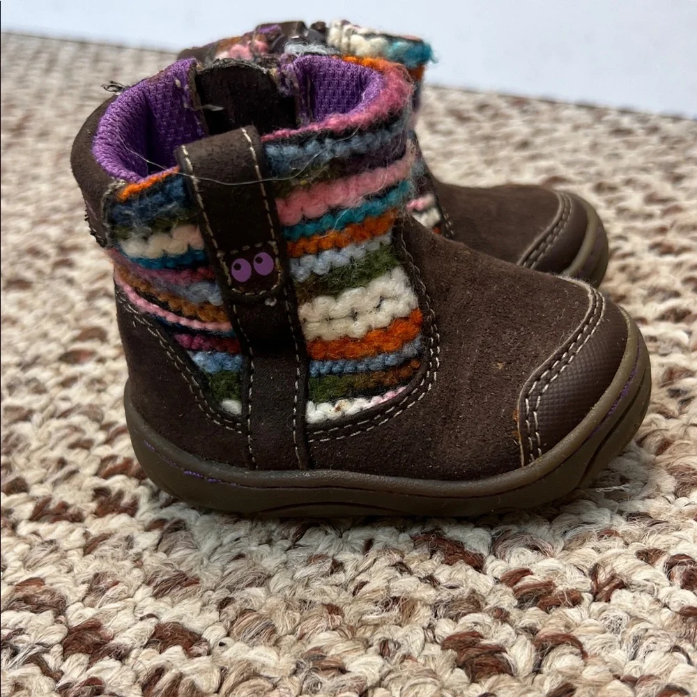 Baby girls Colorful Knit‎ Baby Boots